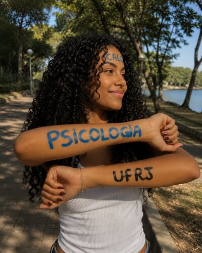 Aluna aprovada em Psicologia na UFRJ